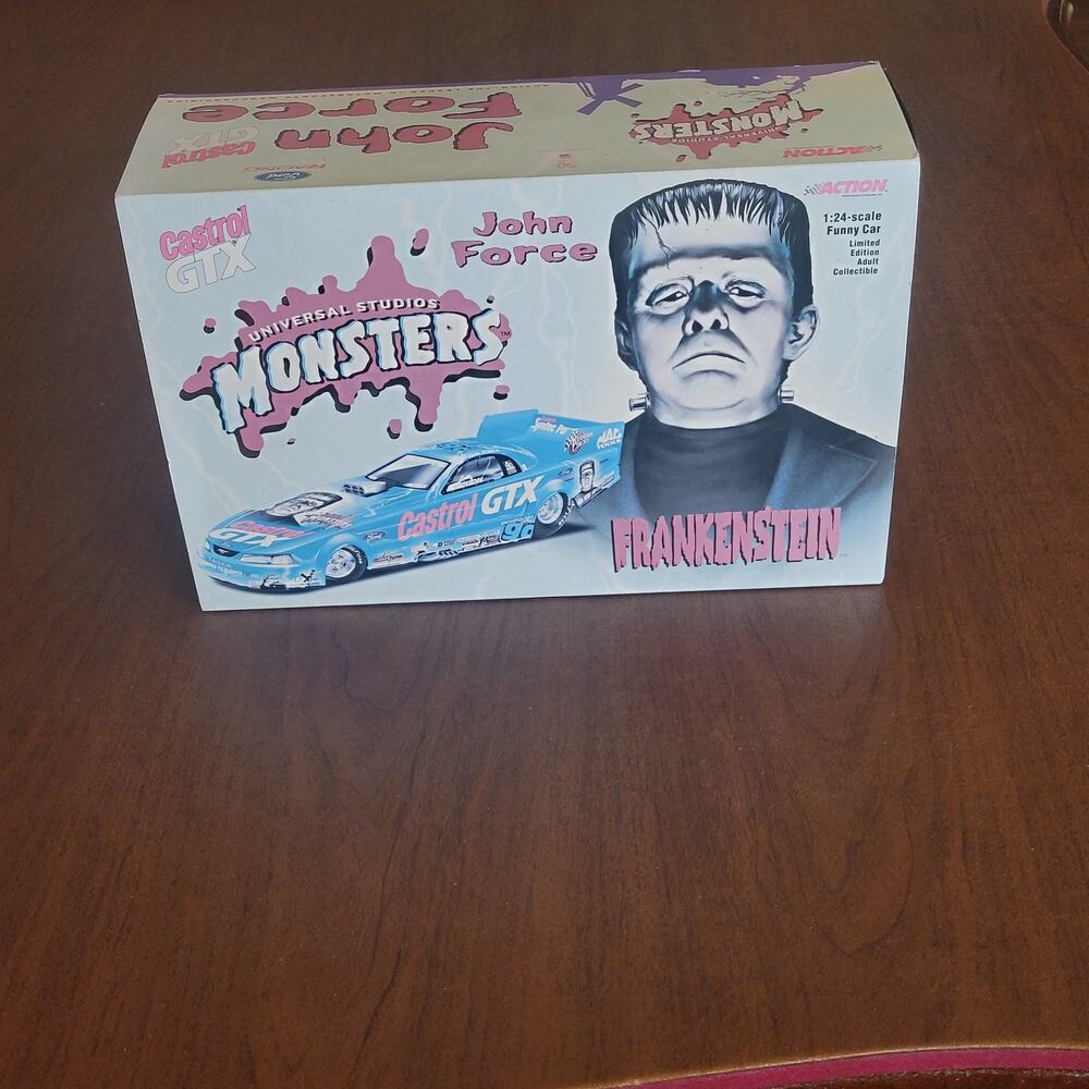 2000 Action John Force Castrol GTX Frankenstein Mustang Funny Car 1/24 (P3) New